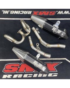 DVR SUPERMOTO EXHAUST - HEXAGONAL HONDA 