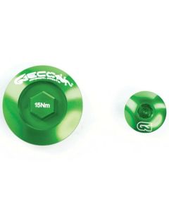 GECO ENGINE PLUGS - GREEN KAWASAKI