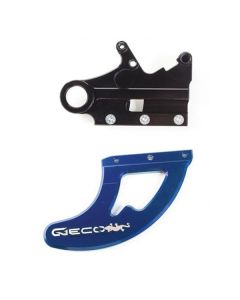 GECO REAR CALIPER MOUNT + SHARK FIN - BLUE SHERCO