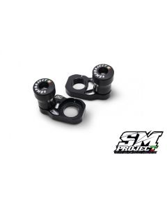 SM PROJECT AXLE BLOCKS SLIDER KIT (22MM) - BLACK