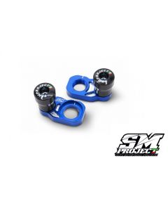 SM PROJECT AXLE BLOCKS SLIDER KIT (22MM) - BLUE