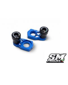 SM PROJECT AXLE BLOCKS SLIDER KIT - BLUE