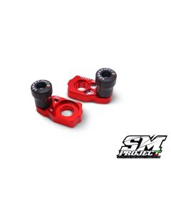 SM PROJECT AXLE BLOCKS SLIDER KIT - RED