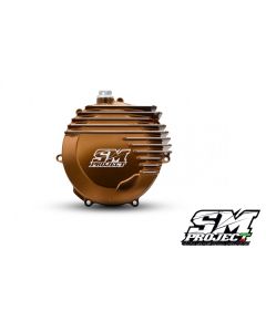 SM PROJECT CLUTCH COVER + OIL CAP - BRONZE 