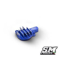 SM PROJECT FINNED OIL FILTER CAP - BLUE