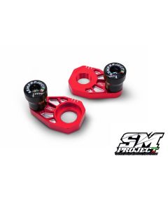 SM PROJECT AXLE BLOCKS SLIDER KIT - RED