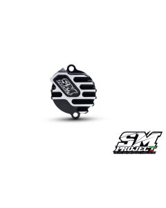 SM PROJECT FINNED OIL FILTER CAP CLUTCH SIDE - BLACK