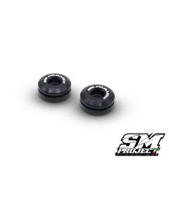 SM PROJECT REPLACEMENT FOOTPEG SLIDERS - BLACK