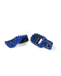 GECO 3D SUPERMOTO FOOTPEGS - BLUE KTM/HUSQVARNA