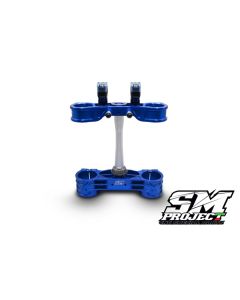 SM PROJECT SUPERMOTO TRIPLECLAMPS - BLUE KTM/HSQ/GAS/STARK