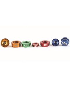 GECO WHEELS AXLE BOLT - BLUE TM RACING