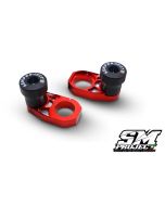 SM PROJECT SUPERMOTO AXLE BLOCKS KIT - RED