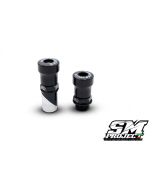 SM PROJECT FRONT WHEEL AXLE SLIDERS KIT - BLACK